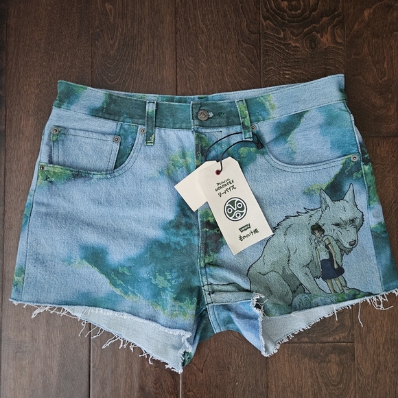 Levi's Pants - Levis x Princess Mononoke 501 Shorts